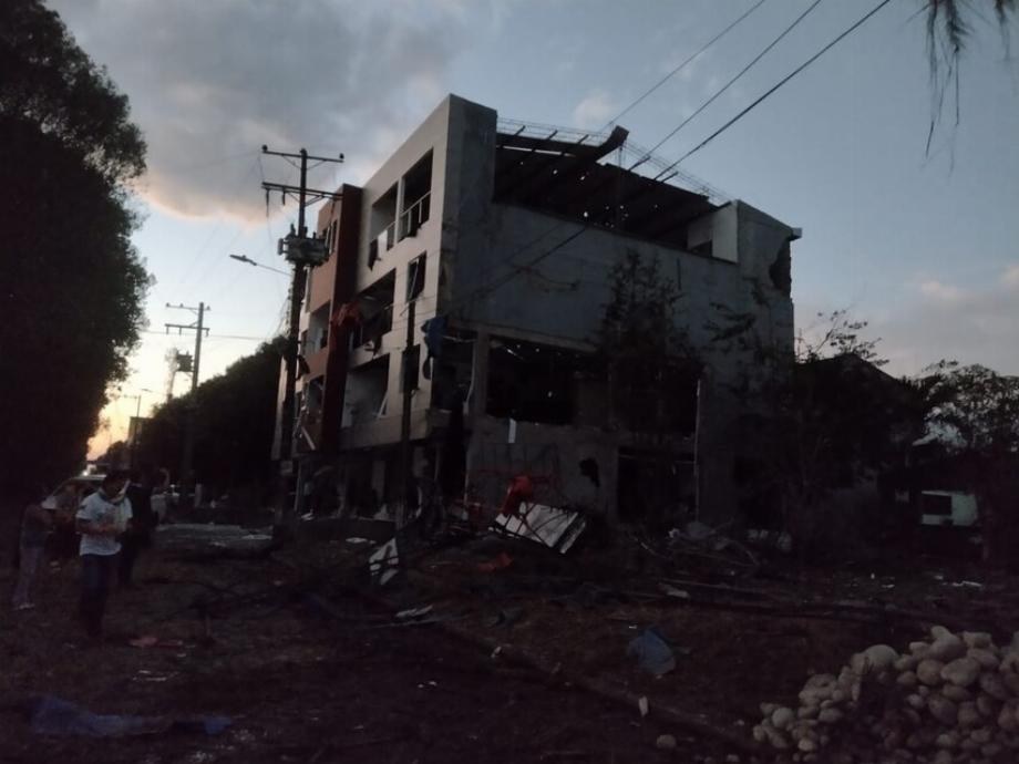 19 janvier 2022. Un mort et cinq blessés dans un attentat à la voiture piégée à Saravena, Arauca. (Courtoisie)