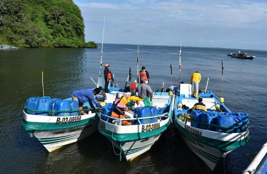 Ils ont saisi plus d'une tonne de pêche illégale dans le Pacifique colombien