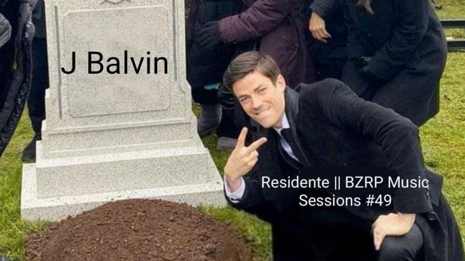 Les mèmes n'ont pas attendu après la session Bizarrap où Residente a été dépêché contre J Balvin PHOTO : Via Instagram