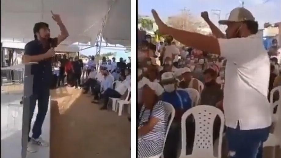 Vidéo: "Tu dis des conneries", Jaime Pumarejo s'est fâché contre l'événement de Barranquilla