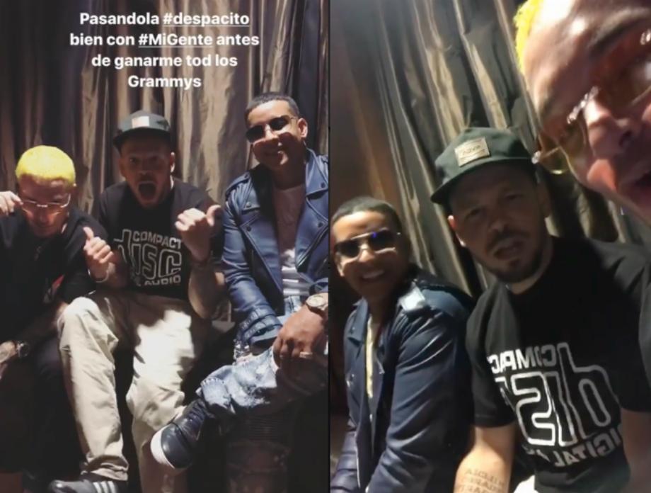 René a assuré que J Balvin était entré dans sa conversation avec Daddy Yankee à cette occasion (Photos : capture d'écran/Instagram)