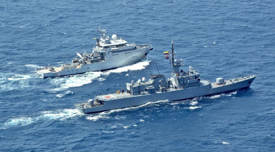 La marine colombienne et la marine nationale française ont effectué des exercices militaires dans les Caraïbes