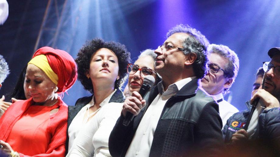 Ce fut la clôture de la campagne de Gustavo Petro à Bogotá. Photo : Campagne Petro.