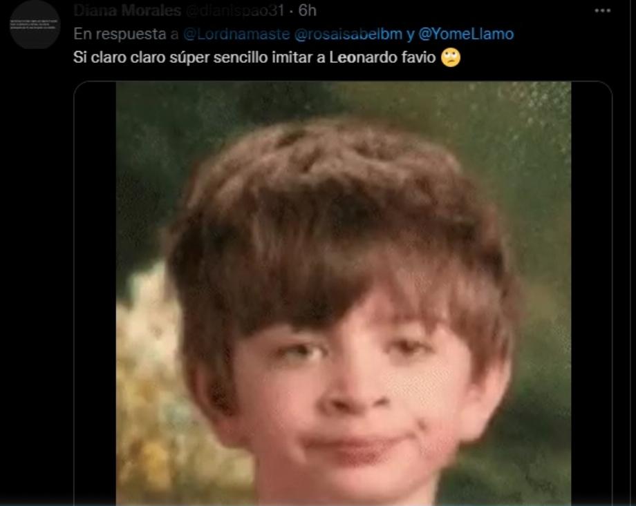 Réactions sur les réseaux sociaux à l'élimination de Leonardo Favio de 'Je m'appelle' (2021-2022). Gazouillement de photos